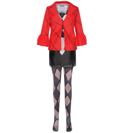 Joker 2 Folie à Deux Costumes Harley Quinn Cosplay Red full Outfits for Women