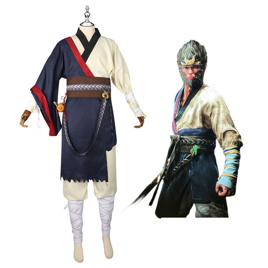 Game Black Myth : Wukong Cosplay Sun Wukong Costume  Outfits Set