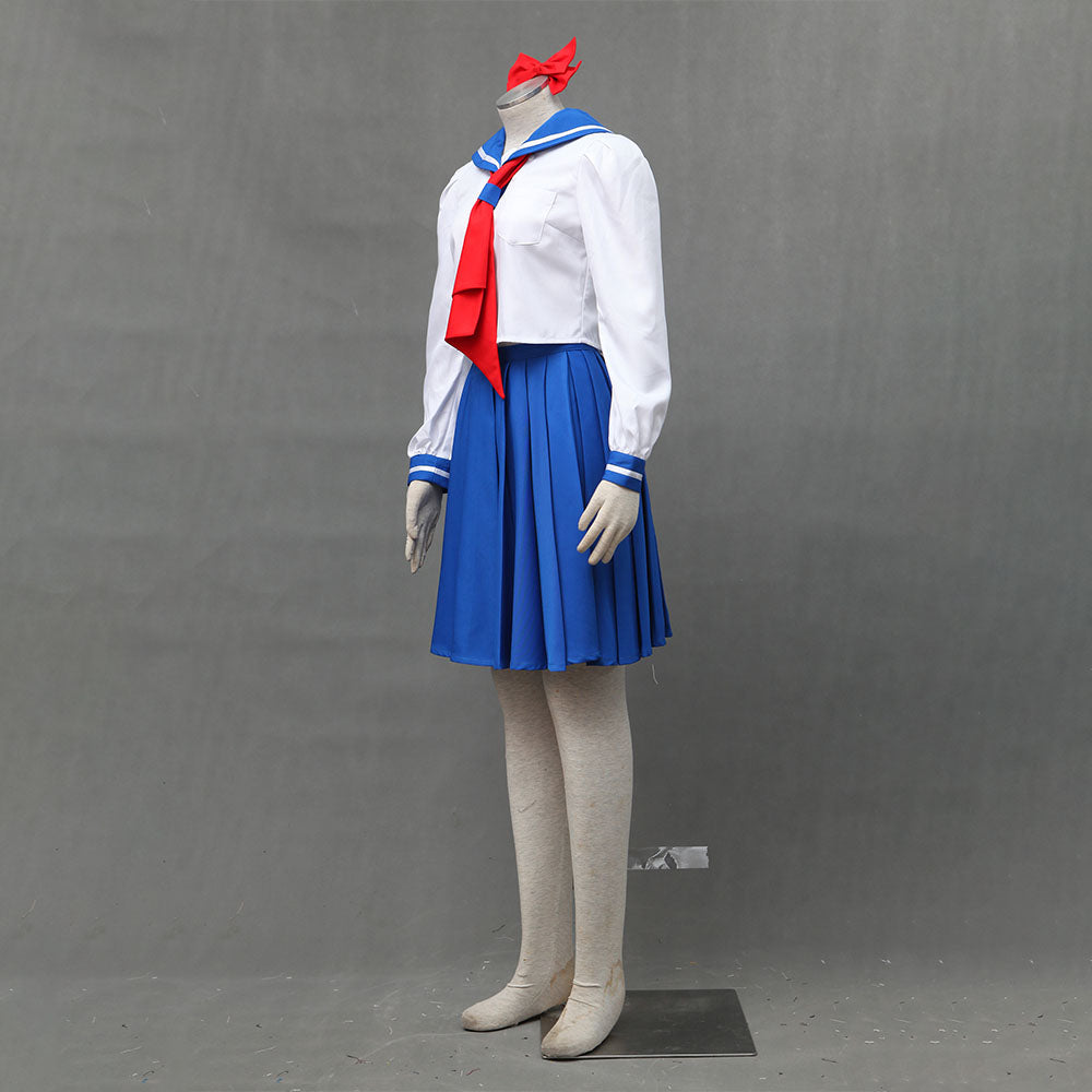 Women and Kids Sailor Moon Costume Sailor Venus Aino Minago School Uniform Cosplay