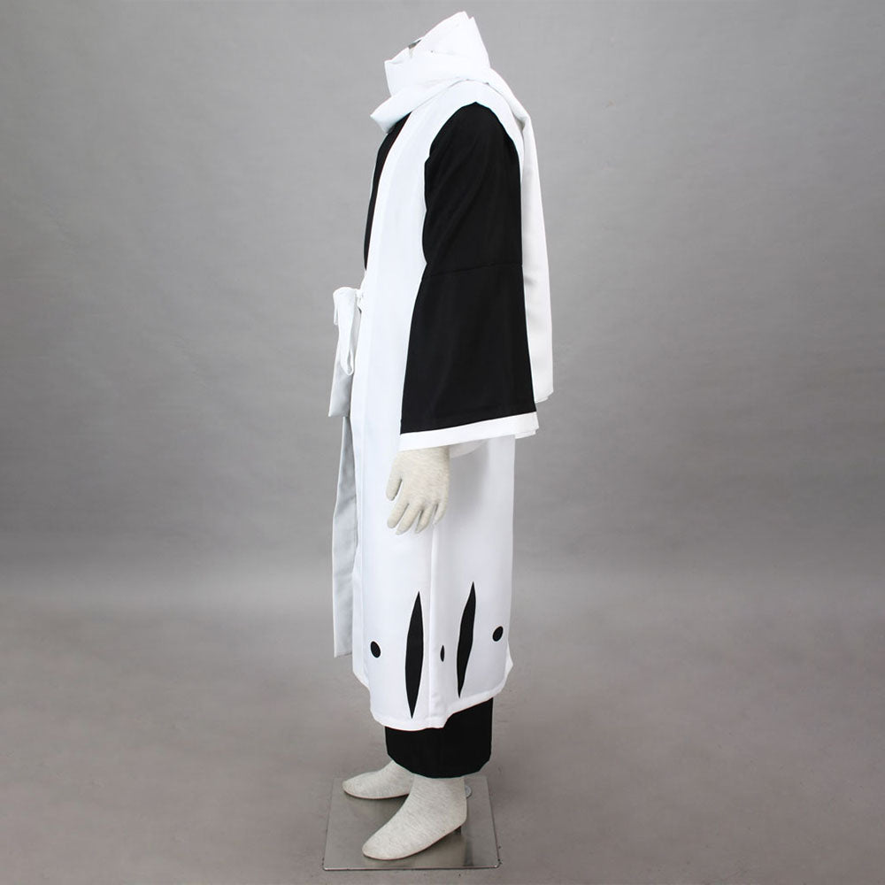 Bleach Costume Kuchiki Byakuya Cosplay Kimono Set 6th Division Captain Costume for Men and Kids