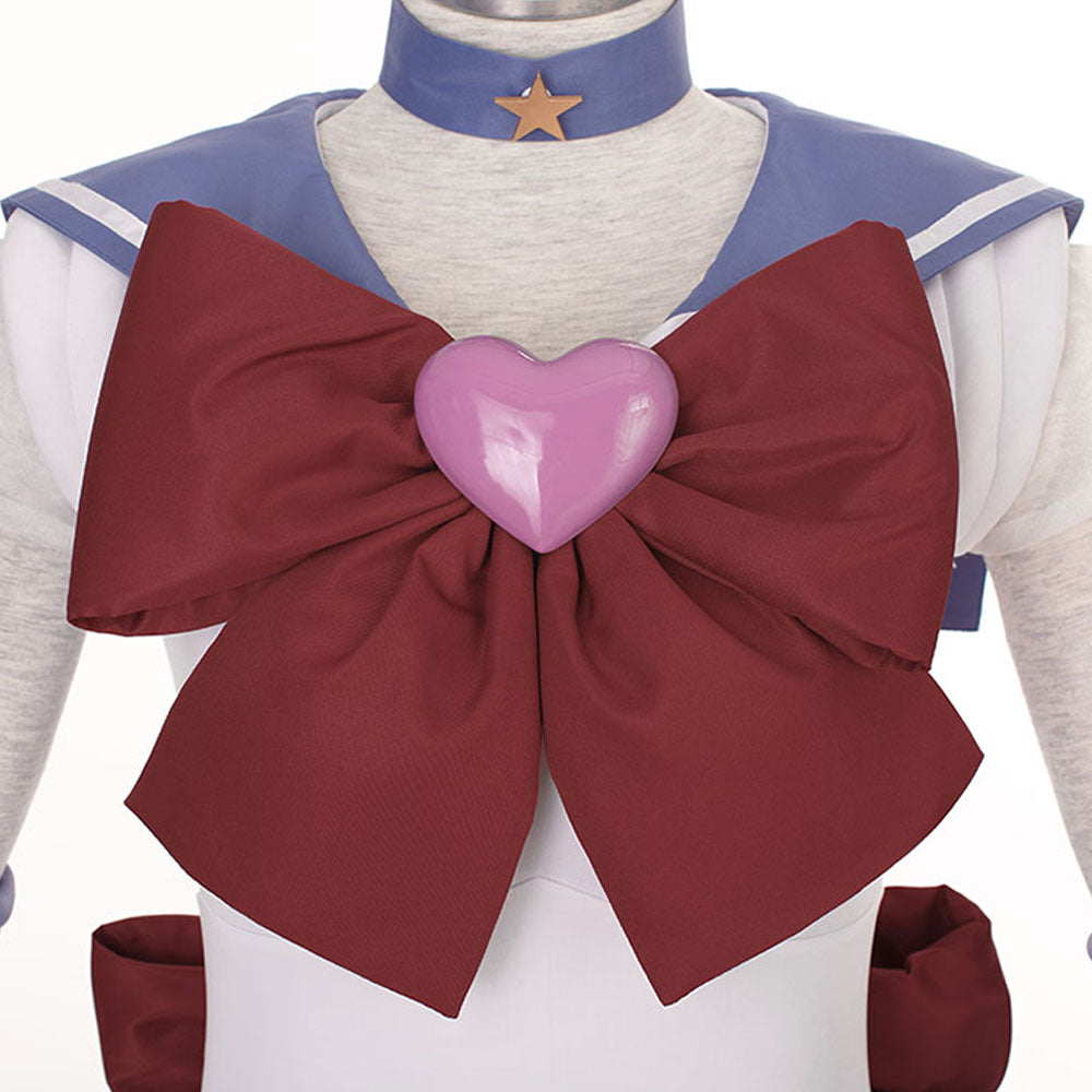 Women and Kids Sailor Moon Super S Costume Sailor Saturn Tomoyo Hotaru Cosplay with Accessories