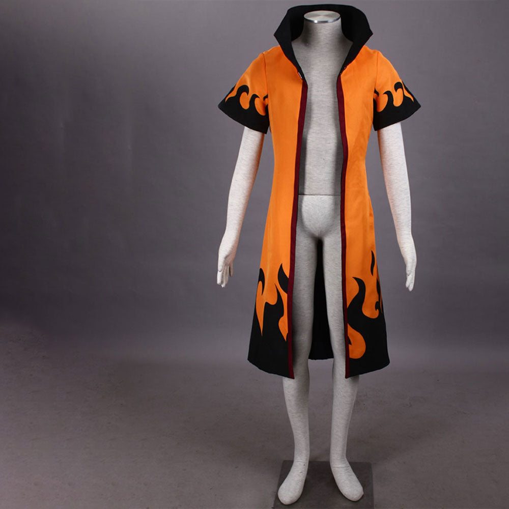 Men and Kids Naruto Costume Uzumake Naruto Sixth Hokage Cosplay Cloak