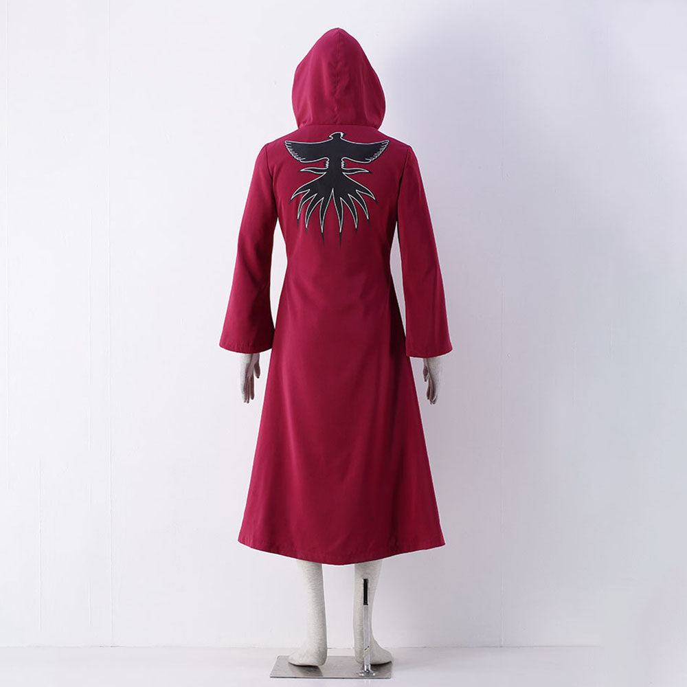 Tokyo Ghoul Costume Kirishima Ayato Cosplay Cloak Red Robe for Men and Kids