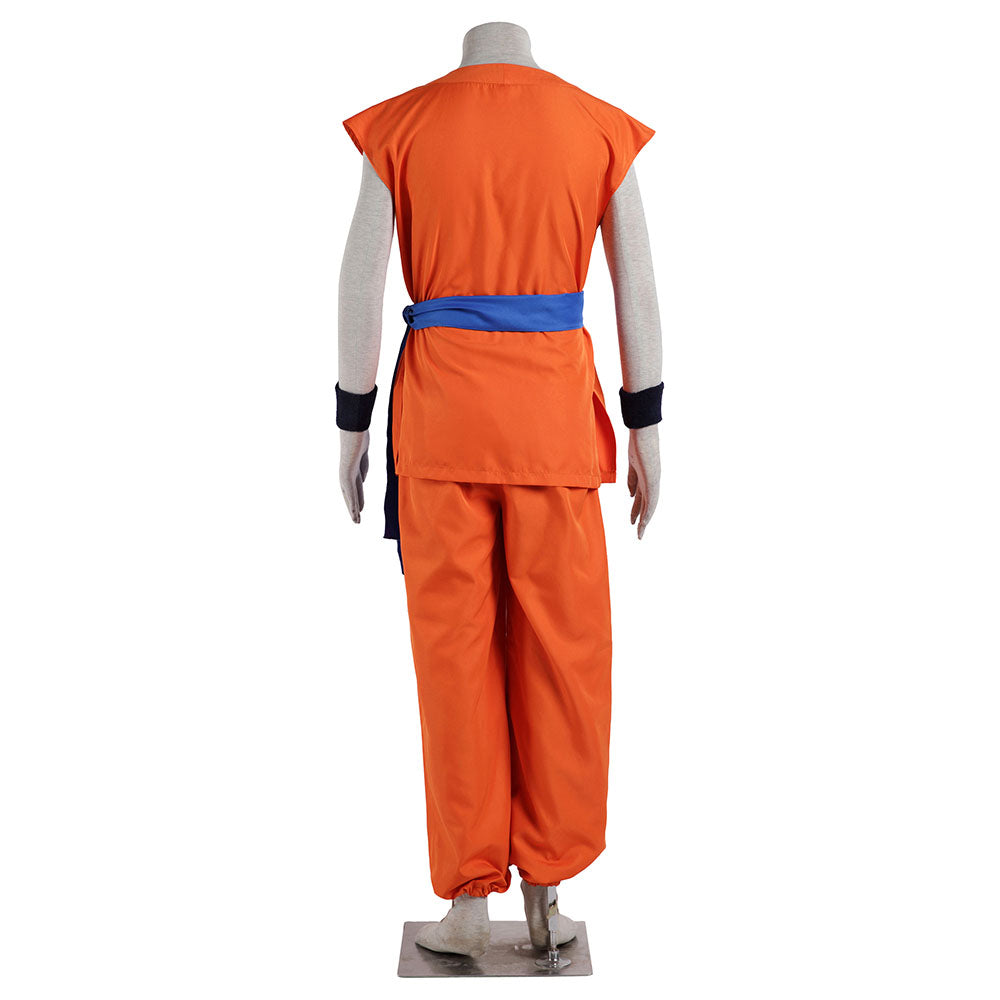 Dragon Ball Costume Son Goku Training Suit Cosplay for Men and Kids