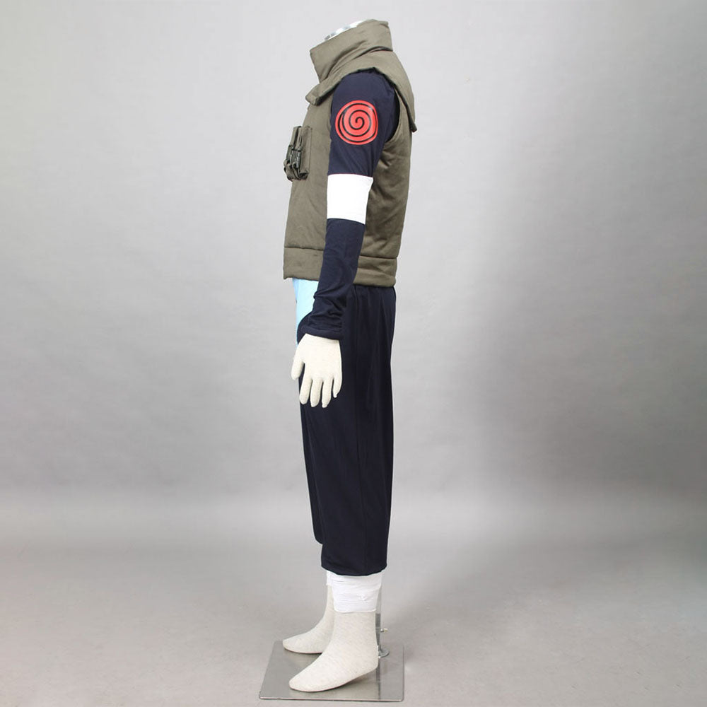 Naruto Shippuden Costume Sarutobi Asuma Cosplay full Outfit for Men and Kids