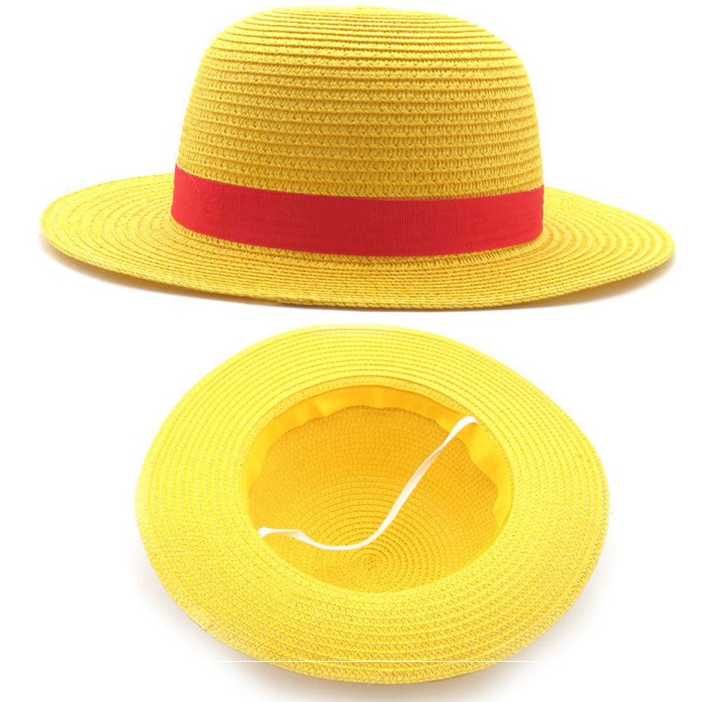 For Mens One Pieces Monkey D Luffy Cosplay Set With Hat